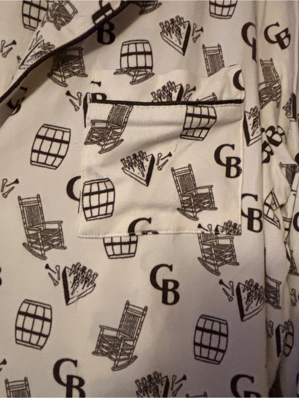 Cracker Barrel 2-piece pajama set, large NWOT - Picture 2 of 7